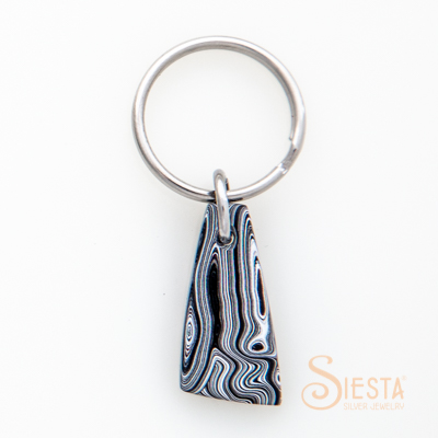 Fordite Detroit Agate Key Chain
