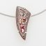 Fordite Pin and Pendant in Sterling Silver
